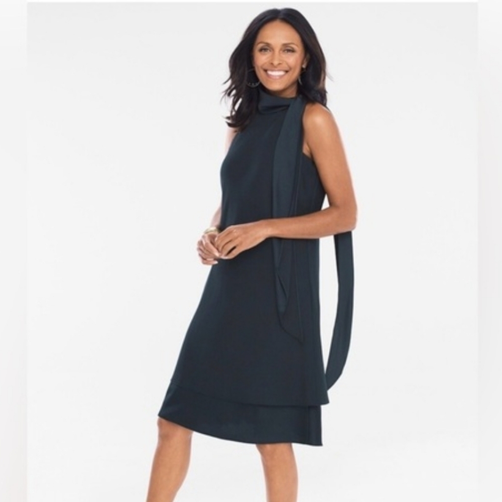 Chico's Tie Neck Dress